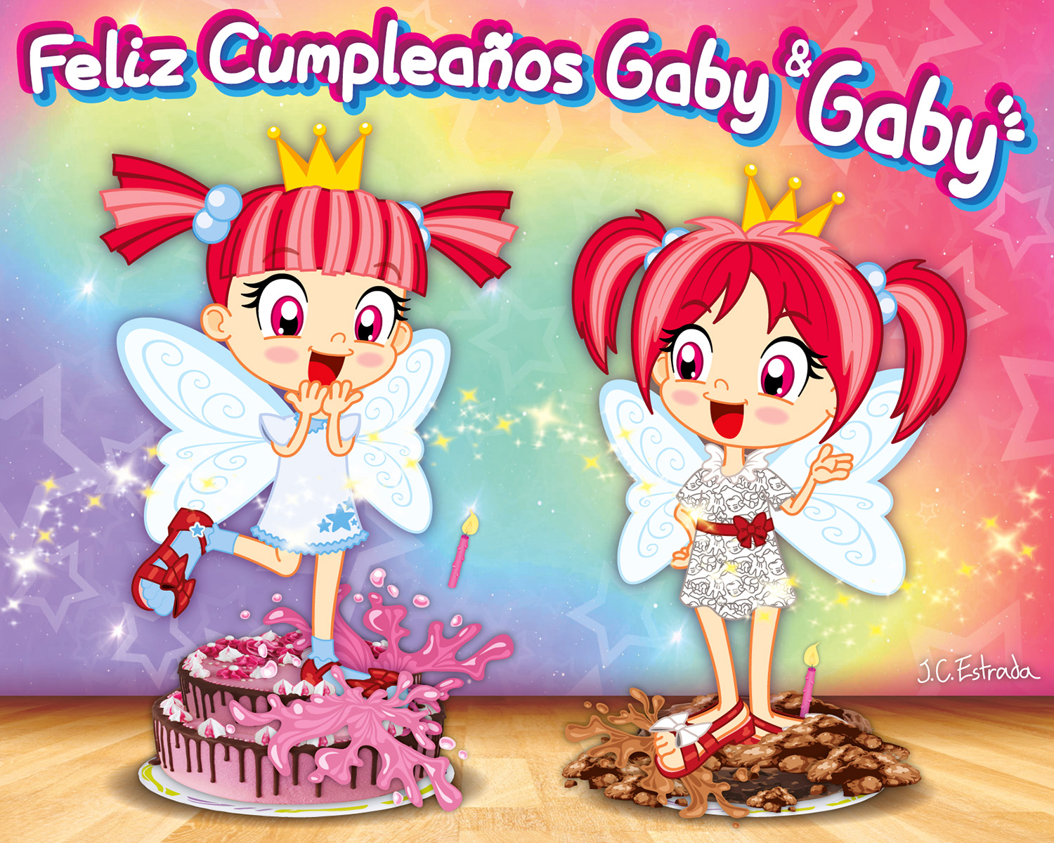 Feliz Cumpleaños Gaby y Gaby – Das Hasenhaus – La Casa de los Conejos